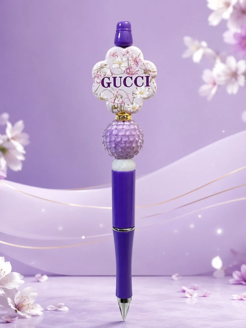 Purple Blossom Luxe Pen